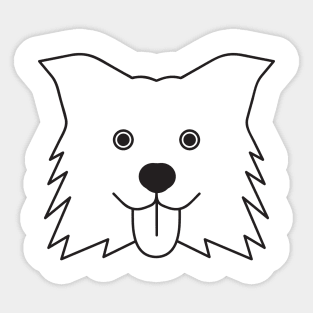 Dog Face Sticker